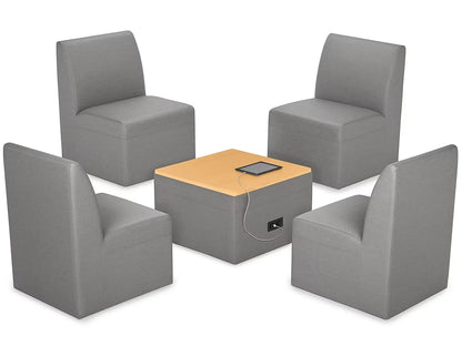Modern Edge Chair & Powered Table Zone - US 9648