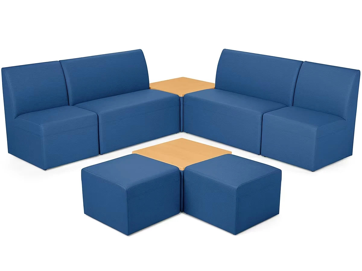 Modern Edge Couch & Powered Table Community Zone - US 5301