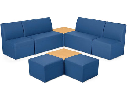Modern Edge Couch & Powered Table Community Zone - US 5301
