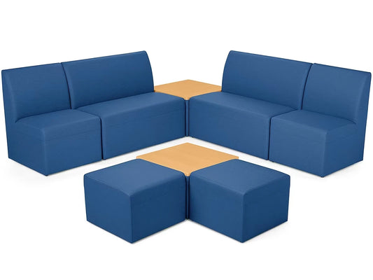 Modern Edge Couch & Powered Table Community Zone - US 5301