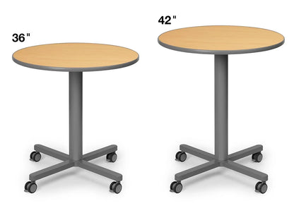 Flex-Space Mobile Café Tables - Maple - US 2069