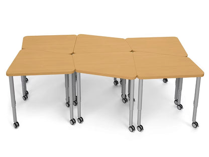 Modern Edge Mobile Mosaic Student Desk - US 4301