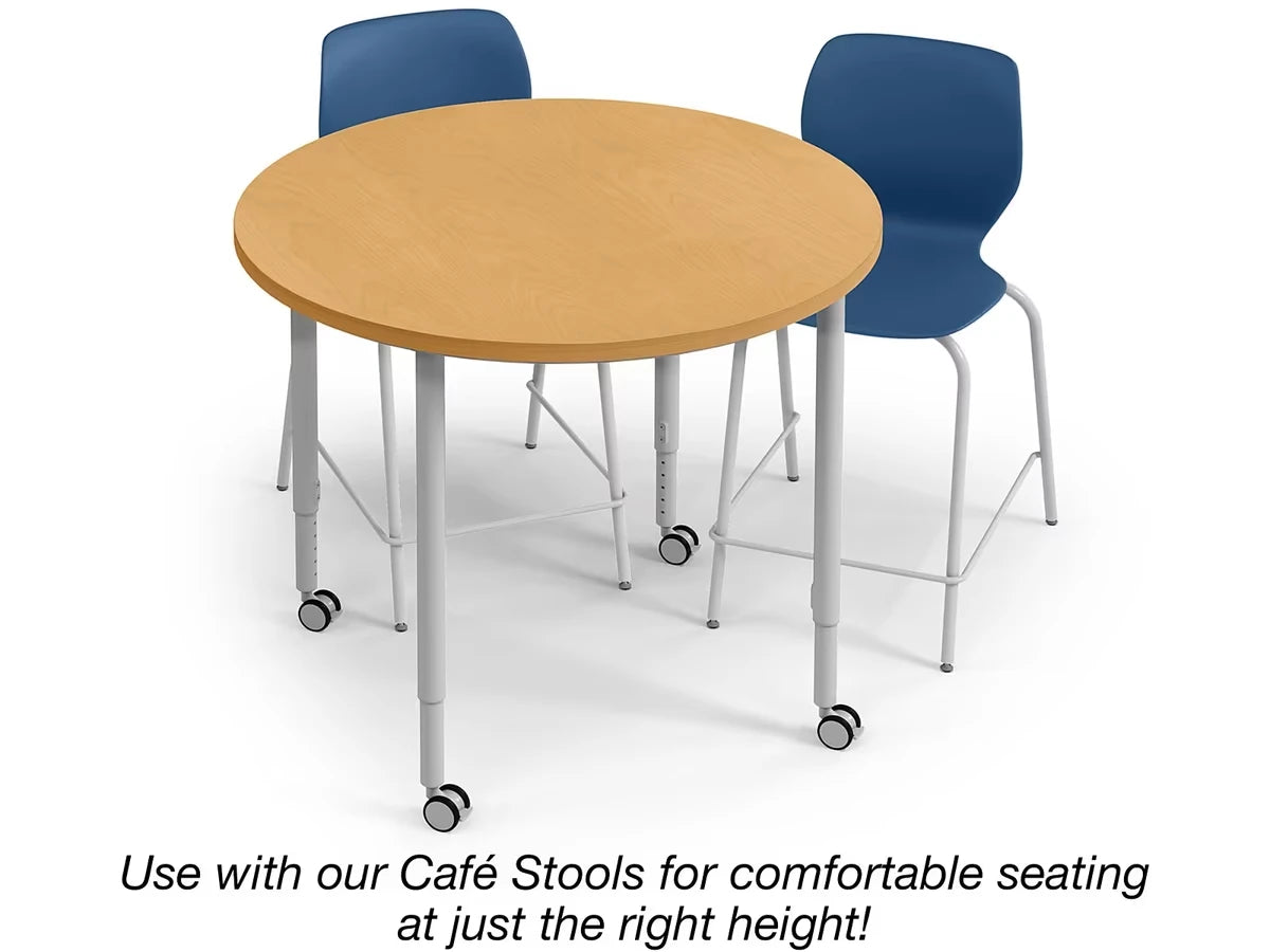Modern Edge Mobile Standing-Height Round Tables - US 1599