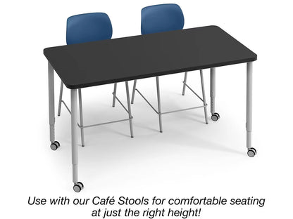 Modern Edge Mobile Standing-Height Science Table - US 8703