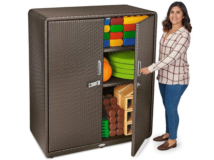 Outdoor Lockable Storage Cabinet - US 5317