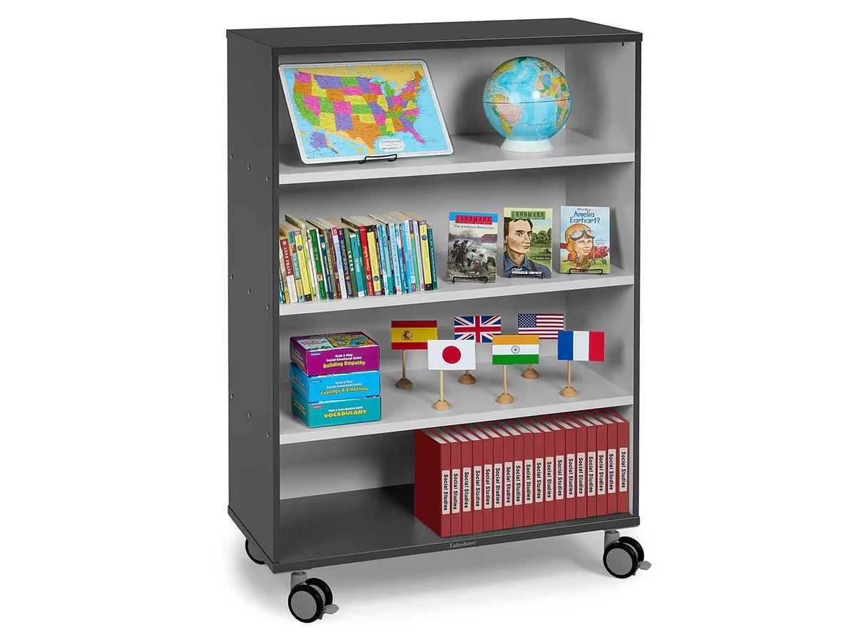 Modern Edge Mobile 4-Shelf All-Purpose Storage Unit - US 5412