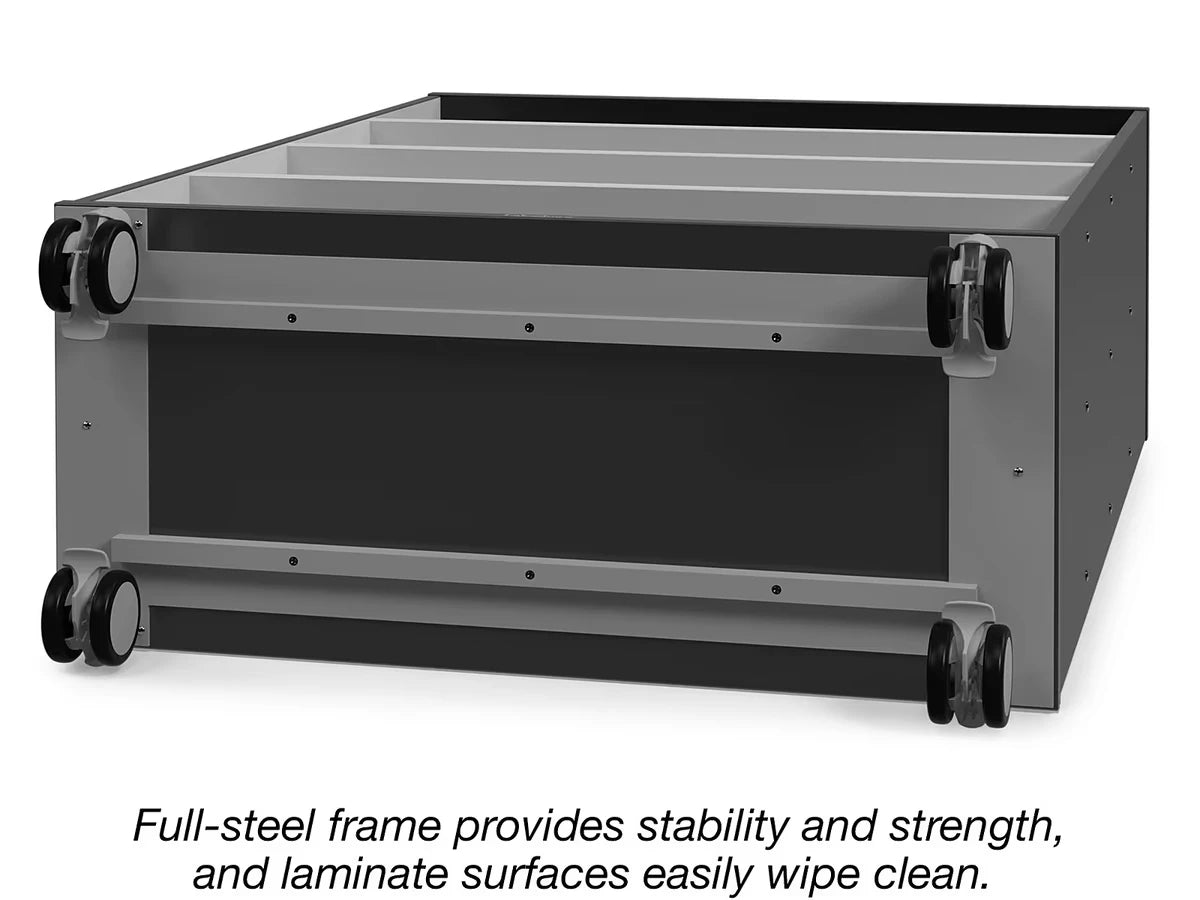 Modern Edge Mobile 4-Shelf All-Purpose Storage Unit - US 5412
