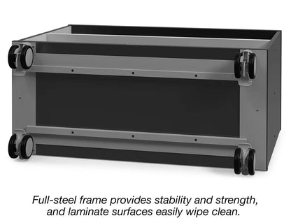 Modern Edge Mobile 2-Shelf All-Purpose Storage Unit - US 6113