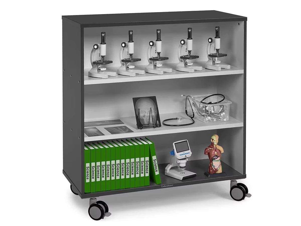 Modern Edge Mobile 3-Shelf All-Purpose Storage Unit - US 9455