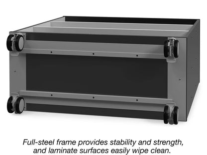 Modern Edge Mobile 3-Shelf All-Purpose Storage Unit - US 9455
