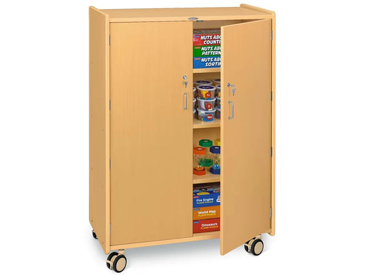 Flex-Space Jr.® Mobile 4-Shelf Locking Storage Cabinet - US 5633