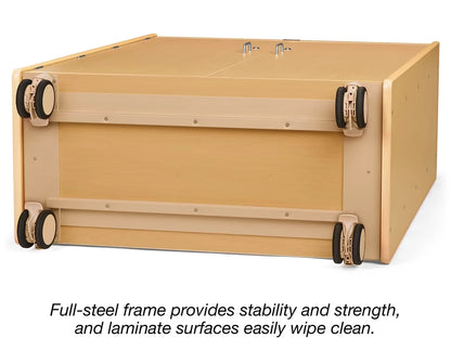 Flex-Space Jr.® Mobile 4-Shelf Locking Storage Cabinet - US 5633