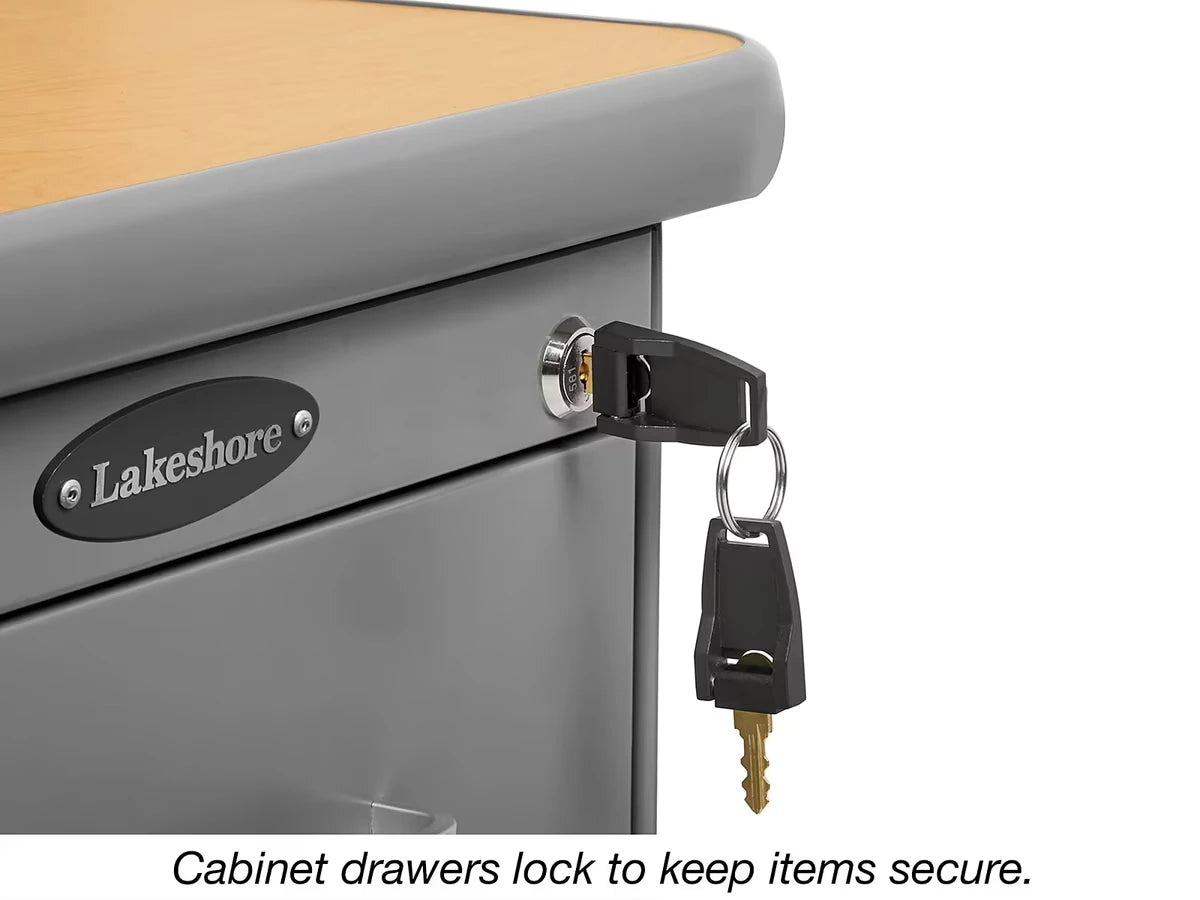Flex-Space Mobile Teacher Desk - Maple - US 8890