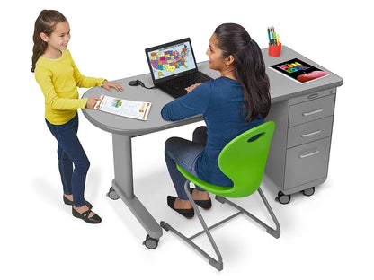 Flex-Space Mobile Teacher Desk - Gray - US 6271